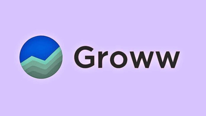 Groww Logo - A green upward arrow within a speech bubble, representing growth and financial investment.